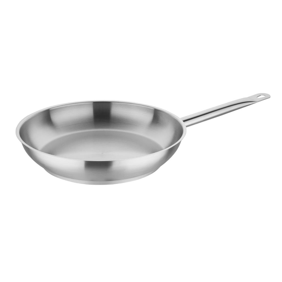 Bratpfanne 28cm aus Edelstahl von Vogue 1 Bratpfanne 28cm aus Edelstahl von Vogue