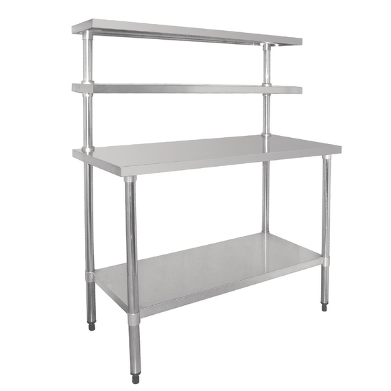 Vogue Arbeitstisch mit Regalboden und Wandregal 180cm 4 Vogue Arbeitstisch mit Regalboden und Wandregal 180cm