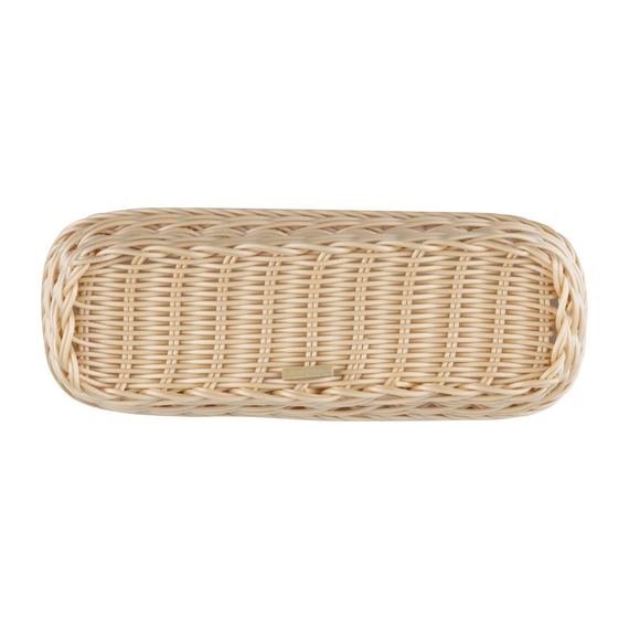 APS Polypropylen Rechteckiger Rattan Korb 270x100mm 4 APS Polypropylen Rechteckiger Rattan Korb 270x100mm
