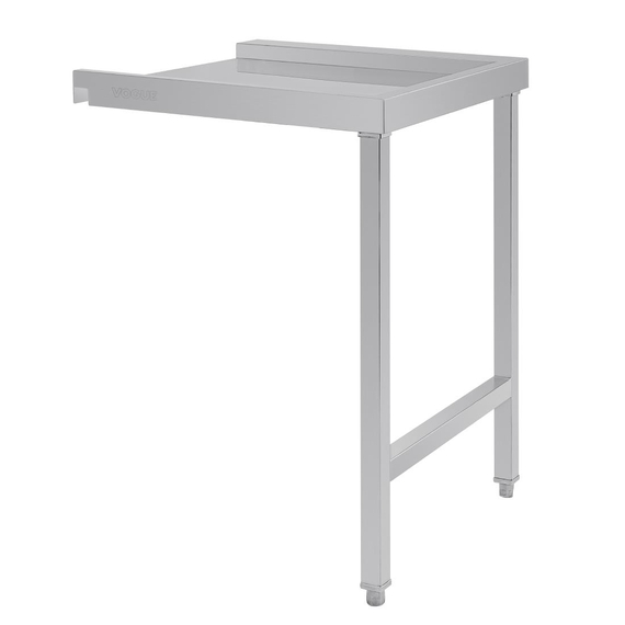 Vogue Tisch für Haubenspülmaschine links 60cm 2 Vogue Tisch für Haubenspülmaschine links 60cm