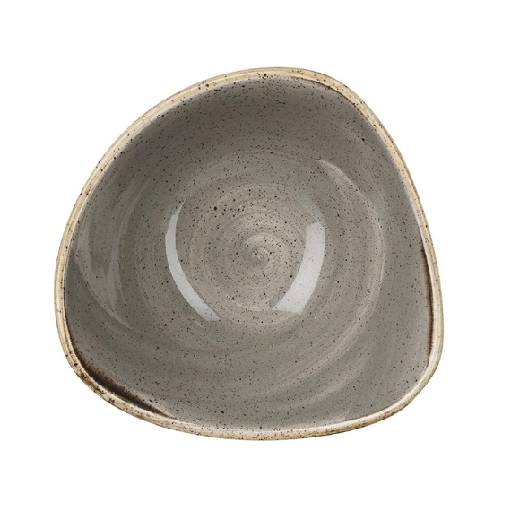 Churchill Stonecast Dreieckige Schüssel, Grau, 153 mm (12 Stück) 1 Churchill Stonecast Dreieckige Schüssel, Grau, 153 mm (12 Stück)