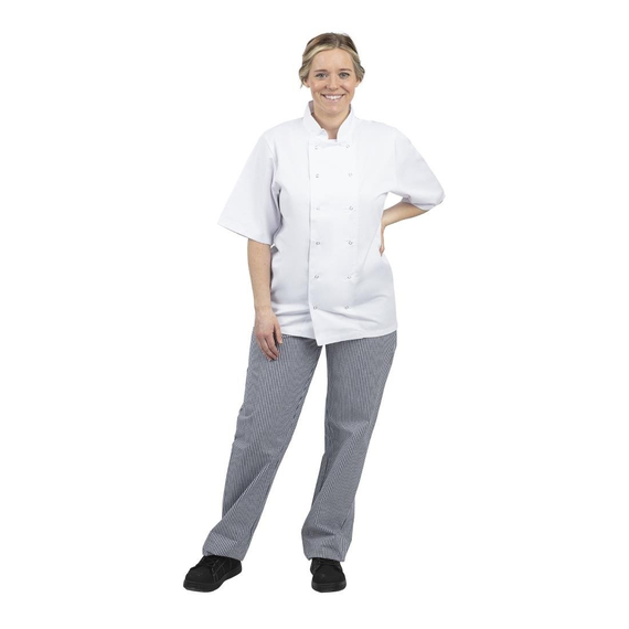 Whites Unisex Kochhose Vegas blau weiß kleinkariert S 1 Whites Unisex Kochhose Vegas blau weiß kleinkariert S