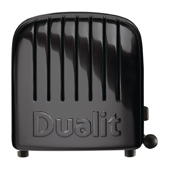 Dualit Toaster 40344 schwarz 4 Schlitze 3 Dualit Toaster 40344 schwarz 4 Schlitze