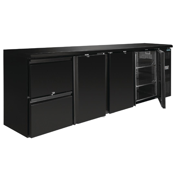 Polar Serie U Barkühlschrank 3-türig mit 2 Schubladen Polar Serie U Barkühlschrank 3-türig mit 2 Schubladen