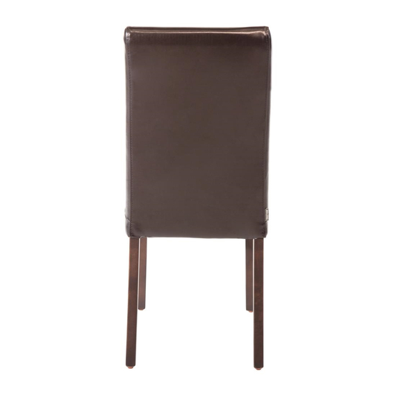 Bolero Esszimmerstühle Kunstleder dunkelbraun (2 Stück) 5 Bolero Esszimmerstühle Kunstleder dunkelbraun (2 Stück)