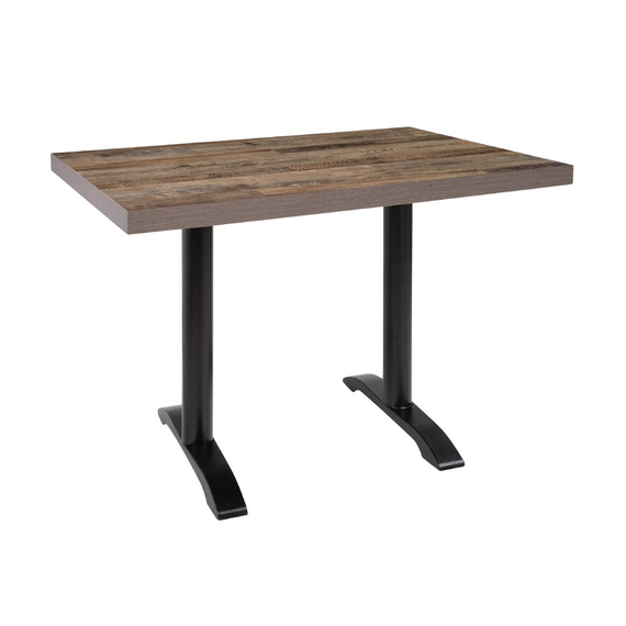 Bolero vorgebohrte rechteckige Tischplatte Urban Dark 1100x700mm 2 Bolero vorgebohrte rechteckige Tischplatte Urban Dark 1100x700mm