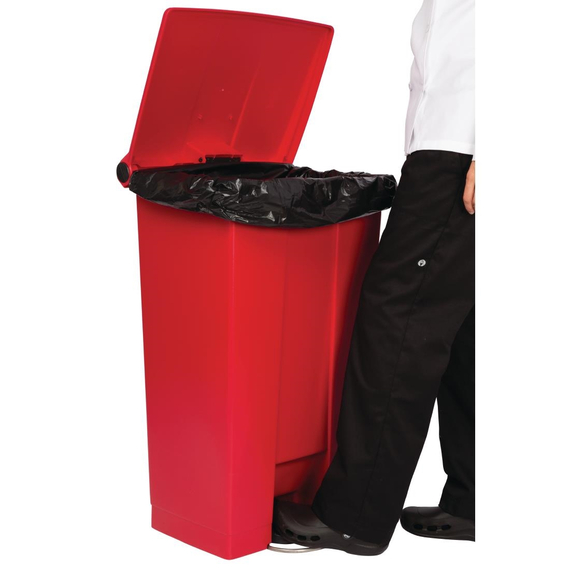 Rubbermaid Abfalleimer rot 87Ltr 2 Rubbermaid Abfalleimer rot 87Ltr