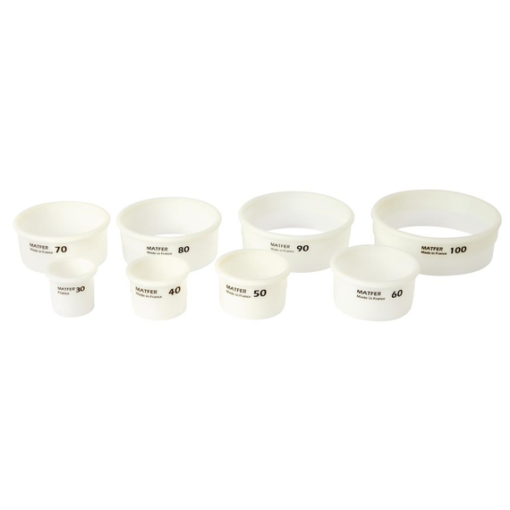 Matfer Bourgeat Exoglass runde Ausstechformen glatt (8 Stück) 2 Matfer Bourgeat Exoglass runde Ausstechformen glatt (8 Stück)