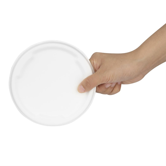 Fiesta Kompostierbare Bagasse-Deckel für 400/500ml Schalenbasen (50 Stück) 3 Fiesta Kompostierbare Bagasse-Deckel für 400/500ml Schalenbasen (50 Stück)