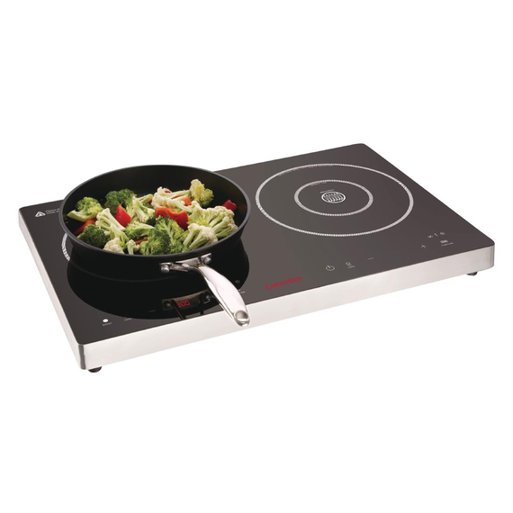 Caterlite Touch Control Doppel-Induktionskochfeld 1 Caterlite Touch Control Doppel-Induktionskochfeld