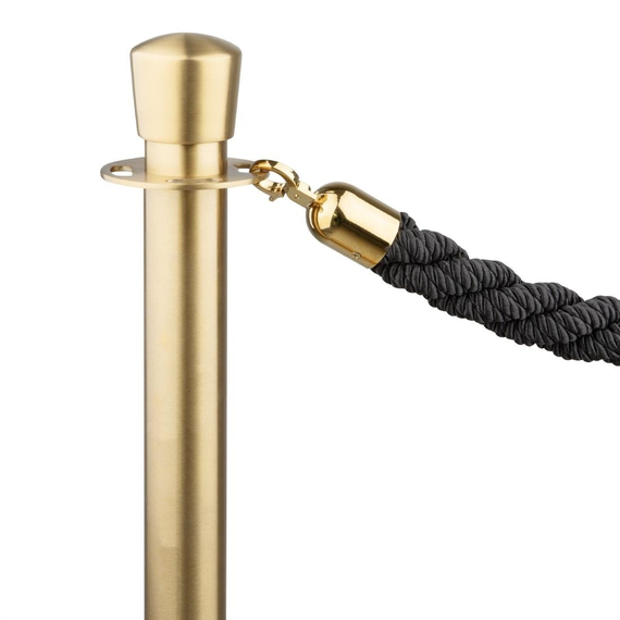 Bolero Flachfuss Absperrpfosten Barriere Banner Gebürstet (2 Stück) 3 Bolero Flachfuss Absperrpfosten Barriere Banner Gebürstet (2 Stück)