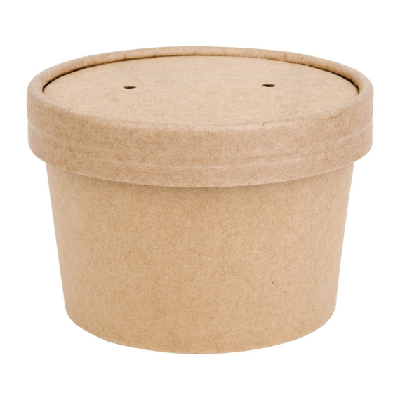 Fiesta recycelbare Suppenbehälter 230 ml 98(Ø)mm (500 Stück) 3 Fiesta recycelbare Suppenbehälter 230 ml 98(Ø)mm (500 Stück)