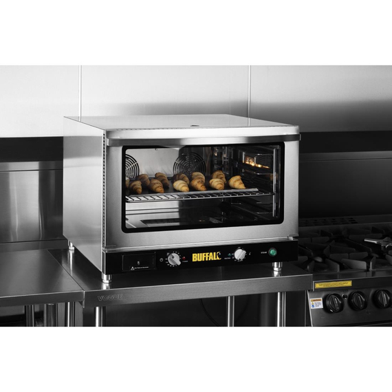 Buffalo Bäckerei Umluftofen Mit Dampf 100Ltr Drei-Phasen 9 Buffalo Bäckerei Umluftofen Mit Dampf 100Ltr Drei-Phasen