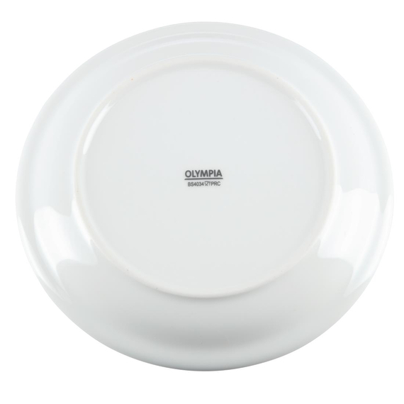 Olympia Whiteware Teller mit schmalem Rand 18cm (12 Stück) 6 Olympia Whiteware Teller mit schmalem Rand 18cm (12 Stück)