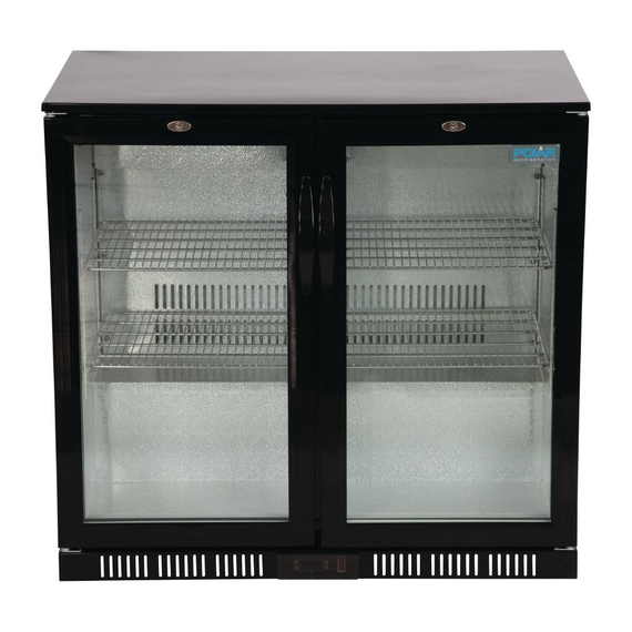 Polar Serie G Barkühlschrank mit 2 Klapptüren 198L 5 Polar Serie G Barkühlschrank mit 2 Klapptüren 198L