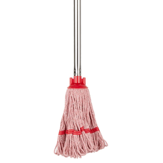 Jantex Deck-Wischmop Kopf Rot Gestreift 200g 4 Jantex Deck-Wischmop Kopf Rot Gestreift 200g