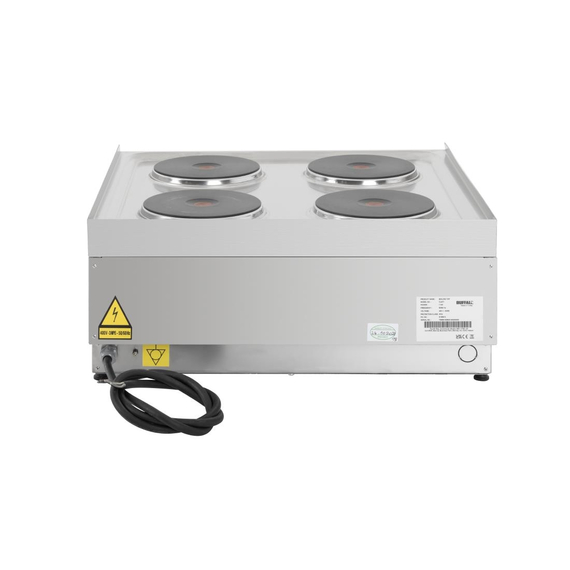 Buffalo 600 Series 4-Platten-Elektroherd 4 Buffalo 600 Series 4-Platten-Elektroherd