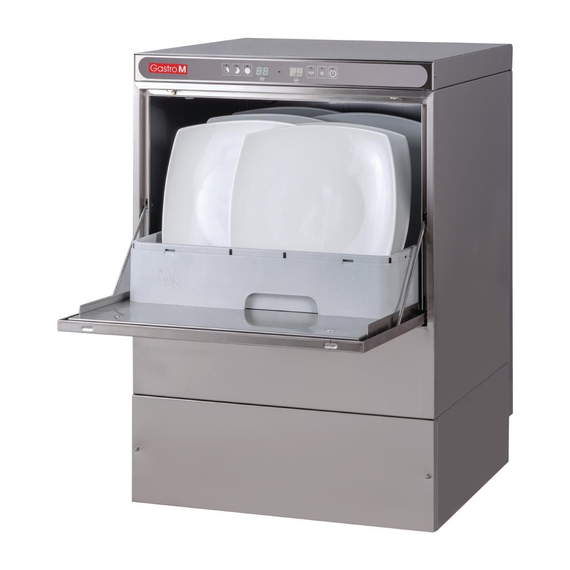 Gastro M Geschirrspüler Maestro 400V mit Ablaufpumpe, Dosierpumpe für Geschirrspülmittel, Dosierpumpe für Klarspüler und Breaktank Gastro M Geschirrspüler Maestro 400V mit Ablaufpumpe, Dosierpumpe für Geschirrspülmittel, Dosierpumpe für Klarspüler und Breaktank