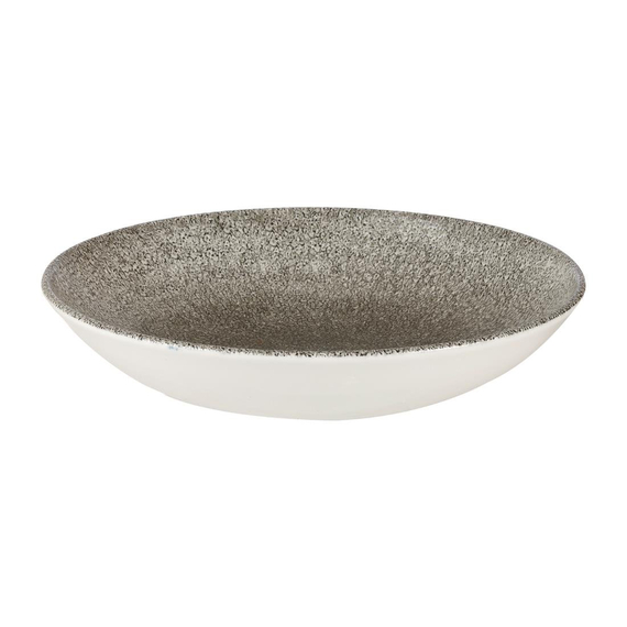 Churchill Studio Prints Raku-Coupé-Schüsseln, rund, Quarzschwarz, 248 mm, (12 Stück) Churchill Studio Prints Raku-Coupé-Schüsseln, rund, Quarzschwarz, 248 mm, (12 Stück)