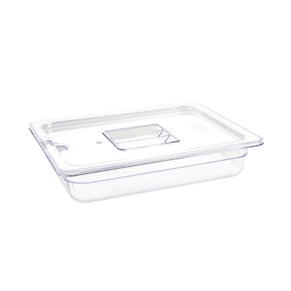 Vogue Polycarbonat GN-Behälter GN1/2 65mm 3 Vogue Polycarbonat GN-Behälter GN1/2 65mm