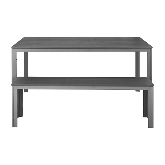 Bolero Valletta Grau Gittertisch für den Außenbereich 1560mm 2 Bolero Valletta Grau Gittertisch für den Außenbereich 1560mm