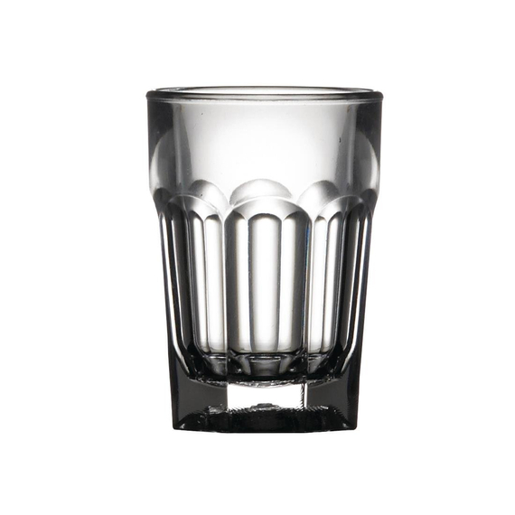 BBP Polycarbonat-Schnapsgläser mit CE-Markierung bei 25ml (24 Stück) BBP Polycarbonat-Schnapsgläser mit CE-Markierung bei 25ml (24 Stück)
