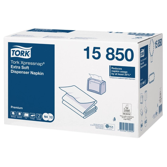 Tork Xpressnap extra weiche Servietten (8 Stück) 3 Tork Xpressnap extra weiche Servietten (8 Stück)