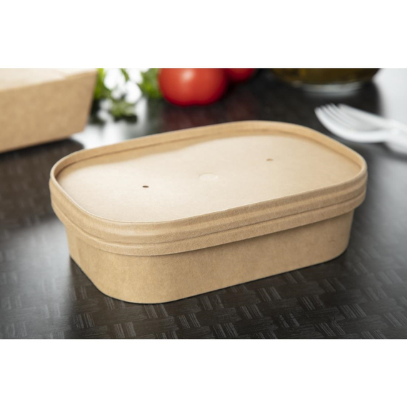 Colpac Stagione Recycelbare mikrowellengeeignete Lebensmittelboxen 500 ml (300 Stück) 6 Colpac Stagione Recycelbare mikrowellengeeignete Lebensmittelboxen 500 ml (300 Stück)