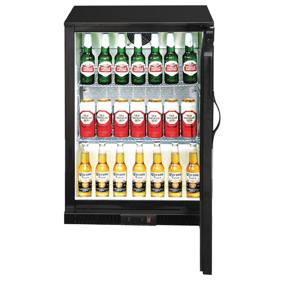 Polar G-Serie 900 mm Barkühlschrank Eintürig 138 Liter Schwarz 2 Polar G-Serie 900 mm Barkühlschrank Eintürig 138 Liter Schwarz