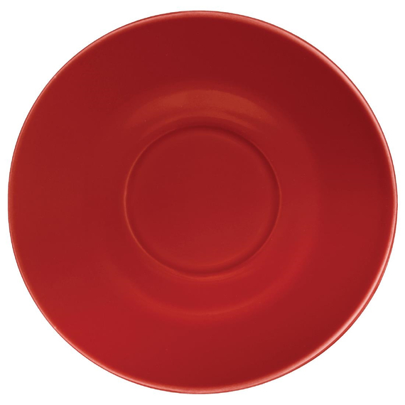 Olympia Cafe Untertassen rot 15,8cm (12 Stück) 3 Olympia Cafe Untertassen rot 15,8cm (12 Stück)