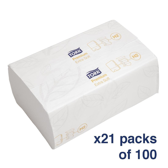 Tork Xpress Extra Soft Multifold Handtuch (2100 Stück) 5 Tork Xpress Extra Soft Multifold Handtuch (2100 Stück)