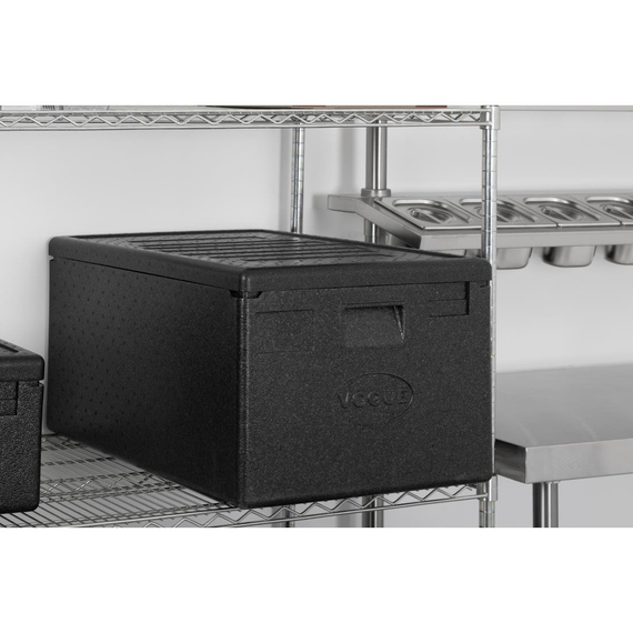 Vogue Isolierte EPP Lebensmitteltransportbox 81Ltr für Patisserie Tabletts 6 Vogue Isolierte EPP Lebensmitteltransportbox 81Ltr für Patisserie Tabletts