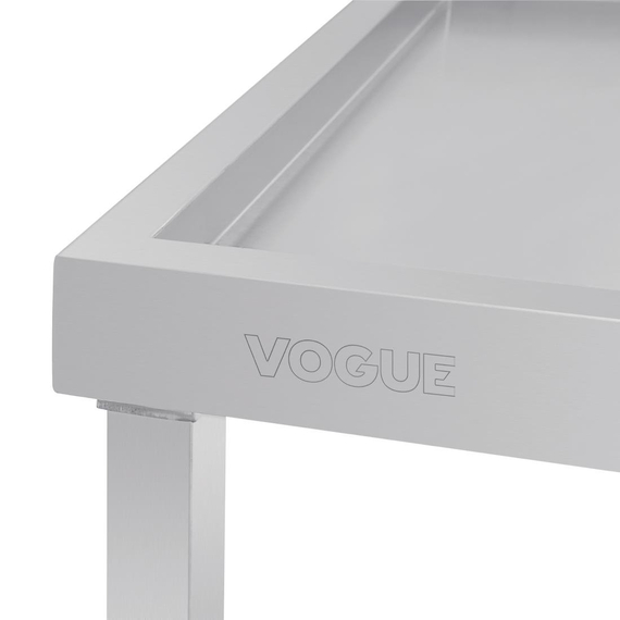 Vogue Tisch für Haubenspülmaschine rechts 60cm 1 Vogue Tisch für Haubenspülmaschine rechts 60cm