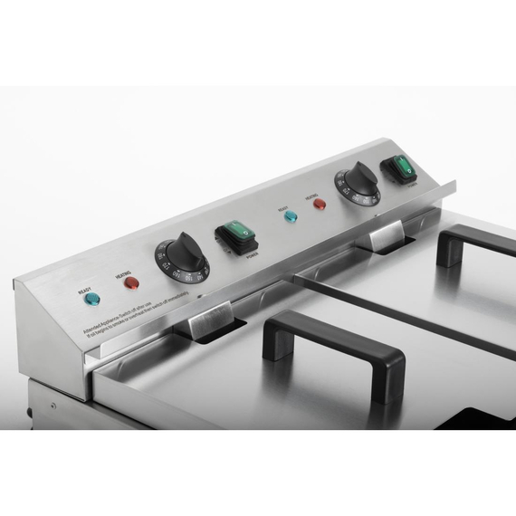 Buffalo Doppel-Induktionsfritteuse 2x 3000W 9 Buffalo Doppel-Induktionsfritteuse 2x 3000W