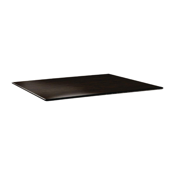 Topalit Smartline rechteckige Tischplatte Wenge 120 x 80cm Topalit Smartline rechteckige Tischplatte Wenge 120 x 80cm