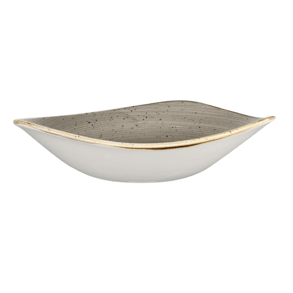 Churchill Stonecast Dreieckige Schüssel, Pfefferkorngrau, 250 mm (12 Stück) 1 Churchill Stonecast Dreieckige Schüssel, Pfefferkorngrau, 250 mm (12 Stück)