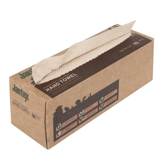 Jantex Green 100% Recyceltes Handtuch 1-lagig 100 Blatt (36 Stück) Jantex Green 100% Recyceltes Handtuch 1-lagig 100 Blatt (36 Stück)