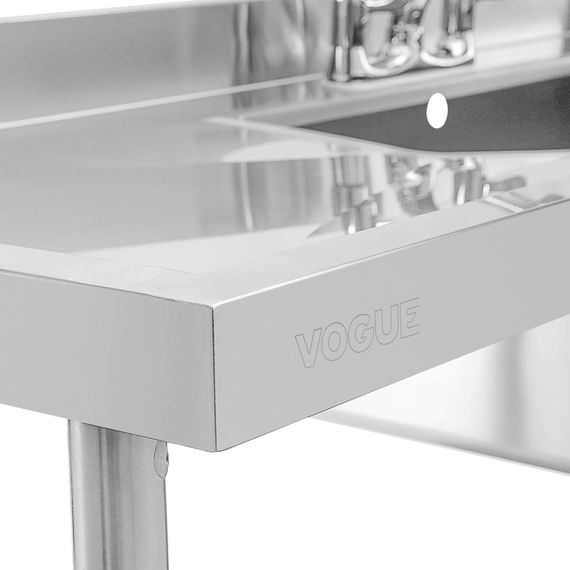 Vogue Spültisch Doppelbecken in der Mitte 240cm lang 3 Vogue Spültisch Doppelbecken in der Mitte 240cm lang