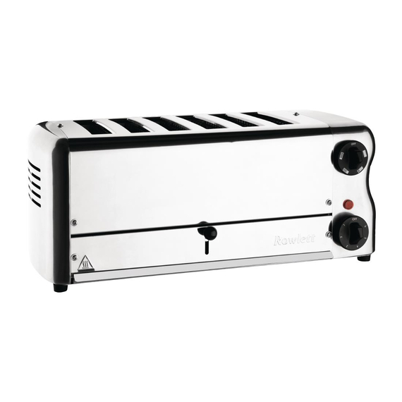Rowlett Esprit 6 Slot Toaster Chrom mit 2 zusätzlichen Elementen und Sandwichkäfig Rowlett Esprit 6 Slot Toaster Chrom mit 2 zusätzlichen Elementen und Sandwichkäfig