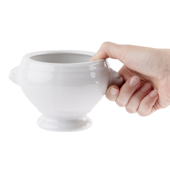 Olympia Whiteware Löwenkopf Suppenschüsseln 475ml/16.5oz (6 Stück) 6 Olympia Whiteware Löwenkopf Suppenschüsseln 475ml/16.5oz (6 Stück)