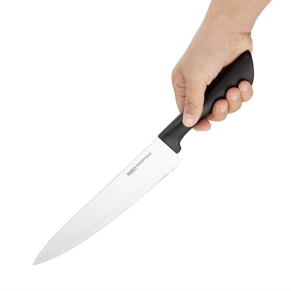 Nisbets Essentials Kochmesser Schwarz 20cm 2 Nisbets Essentials Kochmesser Schwarz 20cm