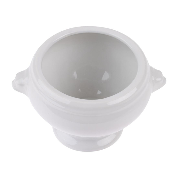 Olympia Whiteware Löwenkopf Suppenschüsseln 475ml/16.5oz (6 Stück) 3 Olympia Whiteware Löwenkopf Suppenschüsseln 475ml/16.5oz (6 Stück)