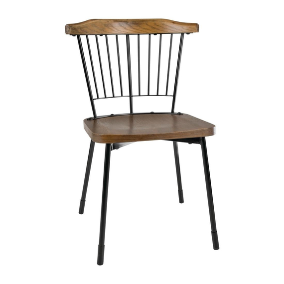 Bolero Scandi Seitenstühle Schwarz (2 Stück) Bolero Scandi Seitenstühle Schwarz (2 Stück)