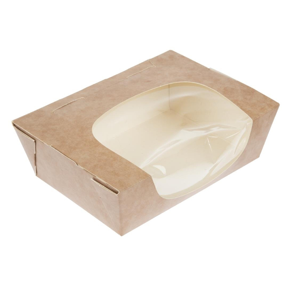 Colpac Zest Kompostierbare Salatboxen mit Sichtfenster 825ml (250 Stück) 1 Colpac Zest Kompostierbare Salatboxen mit Sichtfenster 825ml (250 Stück)