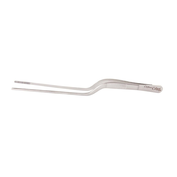 Edelstahlpinzette für Sushi mit runder Spitze 16cm Edelstahlpinzette für Sushi mit runder Spitze 16cm