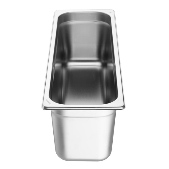 Vogue Edelstahl Gastronorm 2/4 Tray 150mm 2 Vogue Edelstahl Gastronorm 2/4 Tray 150mm