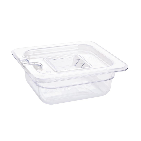 Vogue Polycarbonat GN-Behälter GN1/6 65mm 3 Vogue Polycarbonat GN-Behälter GN1/6 65mm