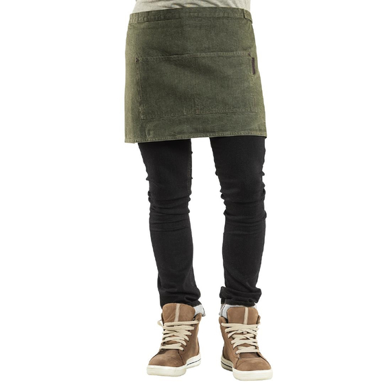 Chaud Devant Base Denim Schürze grün 80(B) x 40(L) cm 1 Chaud Devant Base Denim Schürze grün 80(B) x 40(L) cm