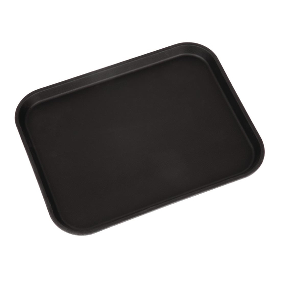 Cambro Camtread rechteckiges rutschfestes Fiberglas Tablett schwarz 45,7cm 3 Cambro Camtread rechteckiges rutschfestes Fiberglas Tablett schwarz 45,7cm