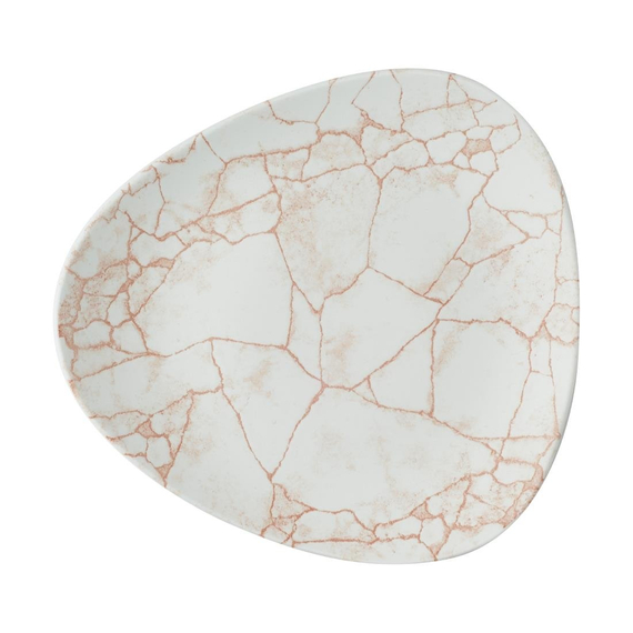 Churchill Studio Prints Kintsugi Lotusteller, Koralle, 254 mm, (12 Stück) Churchill Studio Prints Kintsugi Lotusteller, Koralle, 254 mm, (12 Stück)